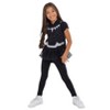 Marvel Avengers Spider-Man Spider-Gwen Captain America Miles Morales Girls Cosplay T-Shirt and Leggings Toddler to Little Kid - image 3 of 4