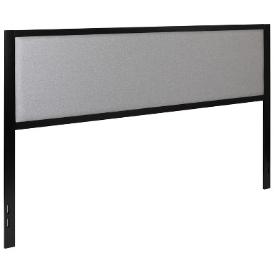 Merrick Lane Headboard Upholstered Headboard With Metal Frame and Adjustable Rail Slots