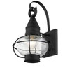 Livex Lighting Newburyport 1 - Light Wall Light in  Black - 3 of 4