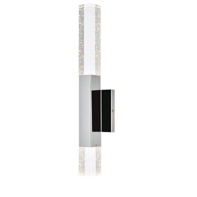 Elegant Lighting Ruelle 2 lights Chrome wall sconce