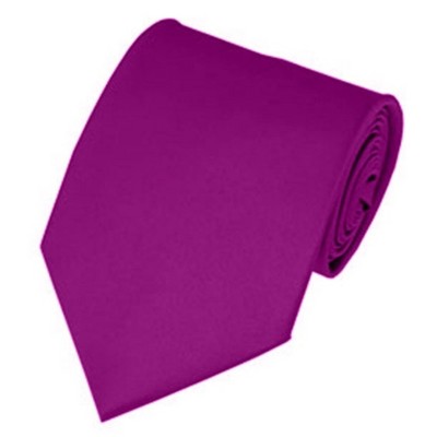 Men's Solid Color Traditional 3.35 Inch Wide And 58 Inch Long Neckties