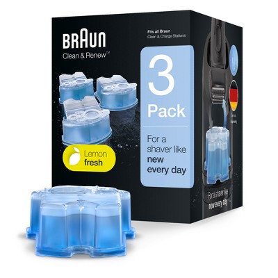 Braun Clean & Renew Refill Cartridges For Clean & Charge