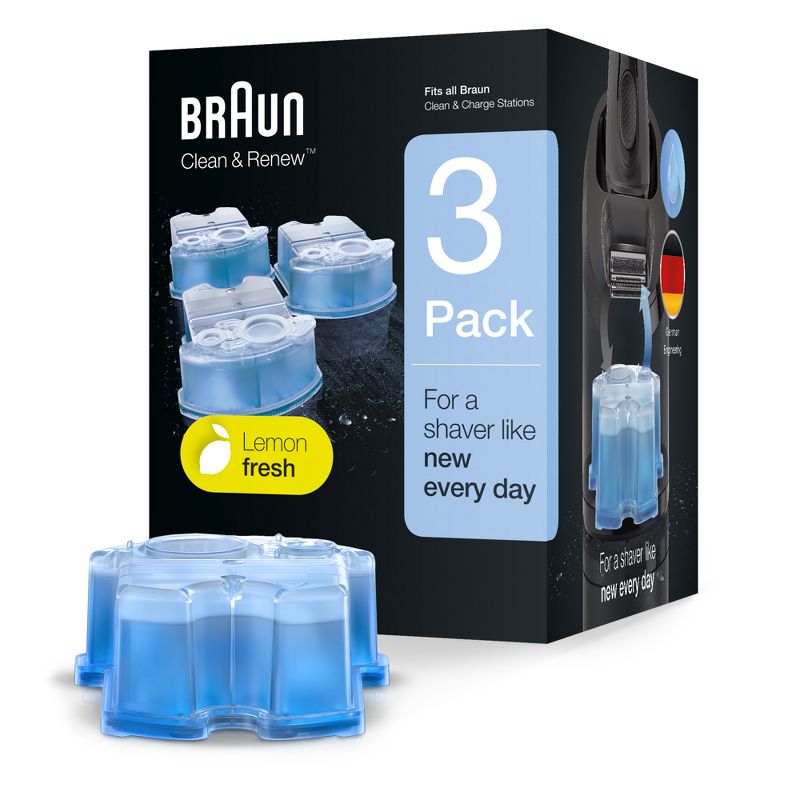 Braun Clean & Renew Refill Cartridges for Clean & Charge Systems CCR - 3pk, 1 of 15