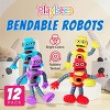 Playbees  Bendable Robots 12PK - 3 of 4