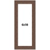 PosterPalooza | 6x18 Wide Barnwood Picture Frame, UV Acrylic, 6 Finishes - Grey, Brown, White, and Black - 2 of 4