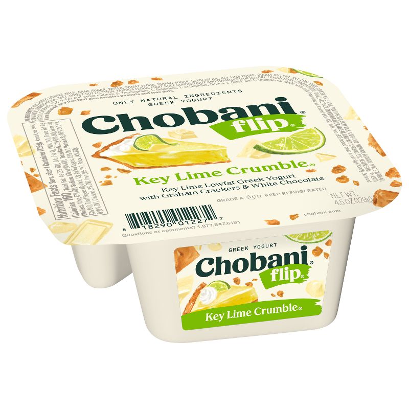 Chobani Flip Key Lime Crumble Low Fat Greek Yogurt - 4.5oz, 4 of 17