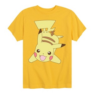 Boys' - Pokémon - Pikachu Red Cheeks Short Sleeve Graphic T-Shirt - 1 of 4