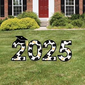 Big Dot of Happiness Hello College 2025 Graduation Party Yard Signs - Outdoor Lawn Decorations - 2025 - 1 of 4