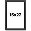 PosterPalooza | Flat Black Picture Frame - UV Acrylic, Foam Board Backing, Hanging Hardware - 2 of 4