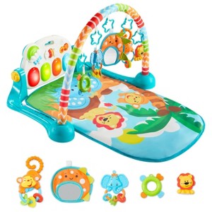 Joyfy Baby Play Mat, Tummy Time Mat Toys, Baby Musical Learning Toys 0-6 Months, Adorable Play Gym, Gifts for Newborn Baby 0-3 6 9 12 Months - 1 of 4