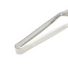 Unique Bargains Kitchen Tongs Extended Design Dishwasher Safe 201 Stainless Steel Silver Tone 12 Inch 1Pcs - 3 of 3