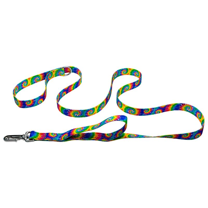Country Brook Petz Classic Tie Dye Deluxe Reflective Dog Leash, 1 of 4