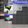 3 Drawer File Cabinet With Lock, 3 Fully Expandable Drawer Anti Tilt Metal Filing Cabinets For Home Office A4, Letter, Legal Size Files - 2 of 4