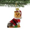 Kurt S. Adler 3.5 Inch Dog In Santa Suit Christmas Best Friend Tree Ornaments - 3 of 3