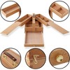 7 Elements Multi-Function Wooden Artist Tool, Brush, and Art Supply Storage Organizer Box with Drawers - 3 of 4