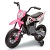 12V Kids Motorcycle, Electric Motorcycle for Kids with Safety Assist Wheels, Bluetooth Music, Spring Suspension,Twist Grip Throttle, Max Speed 3 Mph - 2 of 4