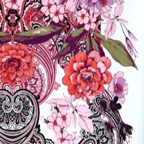 white garden paisley