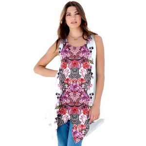 Roaman's Handkerchief Hem Tunic Tank - 1 of 4
