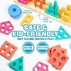 Tub Works Splash, Stack & Sort Shape Sorter & Stacking Toddler Bath Toy - 4 of 4
