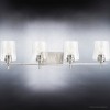 Urban Ambiance Luxury New Traditional Bath Light 8.5''H x 34''W,  Brushed Nickel Finish,  Swan-Hill Collection, UHP4203 - 4 of 4