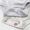 Baby Boys' Disney Mickey Mouse & Friends Minnie 3pk Bodysuit and One Piece Clothing Set - Heathered Gray - 4 of 4