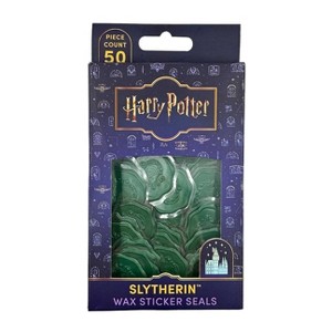 Harry Potter: Slytherin Wax Sticker Seals (Set of 50) - by  Insight Editions (Hardcover) - 1 of 1