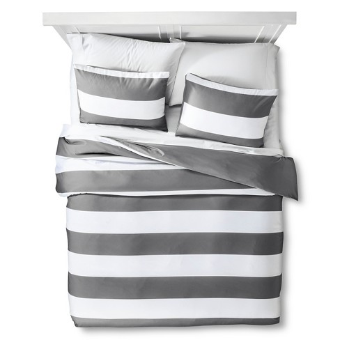 Rugby Stripe Duvet Cover Set Room Essentials Target