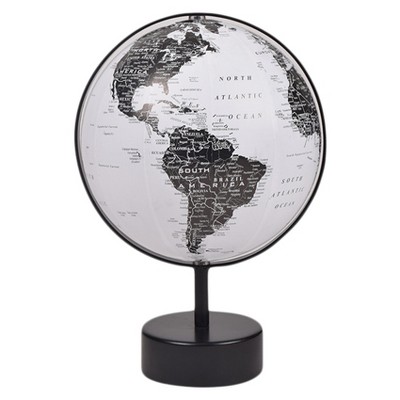 World Globe Black White Project 62 Target