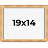 PosterPalooza | Minimalist Shadow Box Brown Picture Frame - UV Acrylic, Backing Board, Hanging Hardware - 2 of 4
