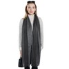 Anna-Kaci Vintage Textured Striped Scarf Lightweight Fringed Soft Warm Wrap Shawls for Women - 4 of 4