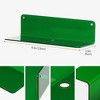 Unique Bargains Acrylic Floating Wall Display Shelves for Bathroom Living Room 3 Pcs - 2 of 4