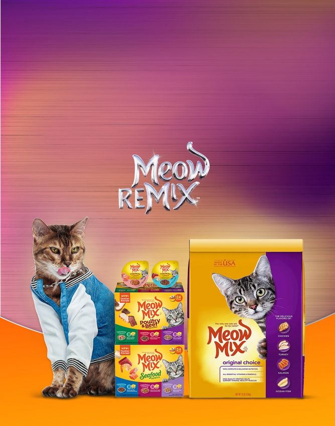 Meow Mix Poultry & Beef Favorites Cat Food Variety Pack, 2.75 oz