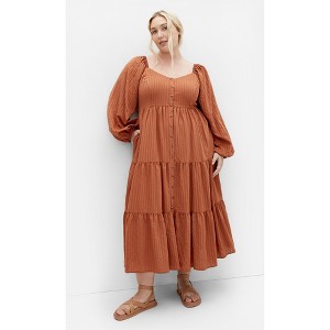Women's Plus Size Portia Dress - spice | CITY CHIC - 1 of 4