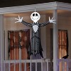 Gemmy Airblown Inflatable Hanging Jack Skellington, 4 ft Tall, Black - 2 of 4