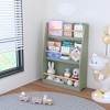 KTMBDW 3 Tier Kids Book Shelf,Kids Book Rack, Helps Keep Bedrooms, Playrooms, and Classrooms Organized - 3 of 4