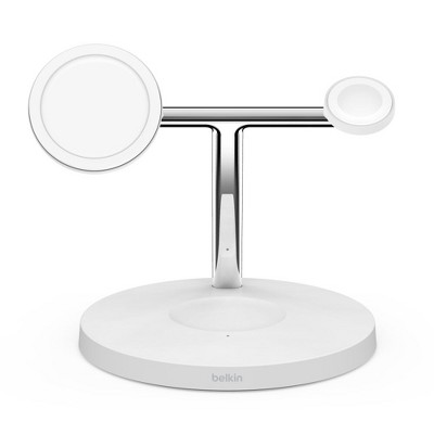 Belkin BoostCharge Pro 3-in-1 Wireless Charger with Official MagSafe Charging 15W WIZ017ttWH
