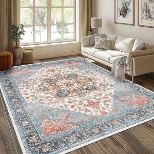 Abynow Medallion Faded Persian Indoor Area Rug - 1 of 4