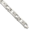Chisel Stainless Steel Brushed and Polished 8.25" Bracelet, Money Clip and Key Ring Set - 3 of 4