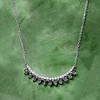 Ross-Simons 1.00 ct. t.w. White and Black Diamond Curved Necklace in Sterling Silver Size 18 - 3 of 4