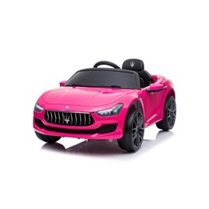 Best Ride on Cars Maserati Ghibli 12V - Pink - 1 of 4