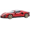 Alfa Romeo 33 Stradale Red Villa D’Este with DISPLAY CASE Limited Edition to 330 pieces Worldwide 1/18 Model Car by BBR - 2 of 4