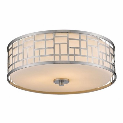 Z-Lite Elea 3 - Light Flush Mount in  Brushed Nickel