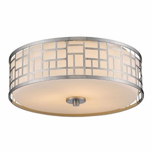 Z-Lite Elea 3 - Light Flush Mount in  Brushed Nickel - 1 of 1