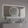 KWPZQEB 24''X48'' Bathroom Mirror with LED, Bathroom Mirror w/ Anti-Fog & 6 level Dimmable, Temperature & Time Display, Wall Mounted Vanity Mirrors - 4 of 4