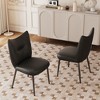 Gaoyangjiaju 19.29 in. Modern Microfiber Leather Dining Chair - 4 of 4