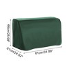 Unique Bargains Dustproof Barbecue Grill Dust Cover 31.89"x25.98"x24.02" Green 1 Pc - 2 of 4