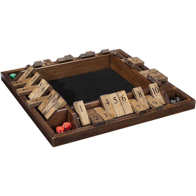 WE Games 4 Player Travel Shut The Box Board Game, 8.5 in., 5 of 12