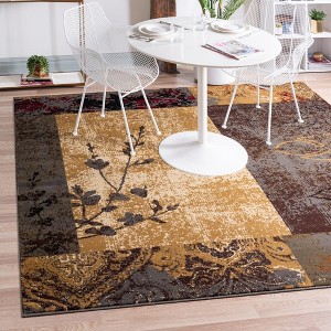 Unique Loom    Barista Pache Area Rug - 1 of 4