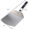 Attop Pizza Peels,pizza peels metal,pizza steel for oven，pizza paddle。Essential Kitchen Tools for Making Perfect Pizza Crust，Pizza Peels - 3 of 4