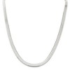 Black Bow Jewelry 7mm, Sterling Silver Solid Herringbone Chain Necklace - image 3 of 4